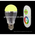 6w 110v-240v E27 RGB led bulbs india price